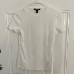 Lauren Ralph Lauren Cream Tee